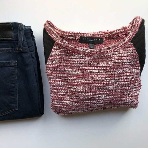 Sanctuary Tops - Sanctuary Textured Cranberry Tunic